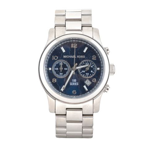 michael kors uhr damenuhr mk5814|Michael Kors Hunger Stop Chronograph Blue Dial Silver Ladies .